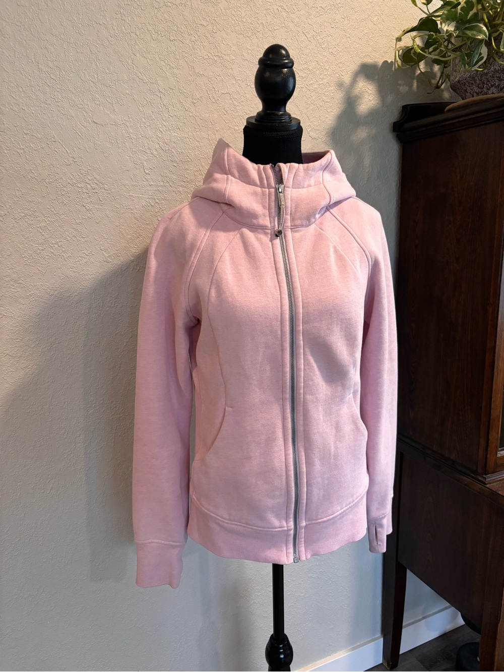 Lululemon Scuba Pink Zip-Up Hoodie